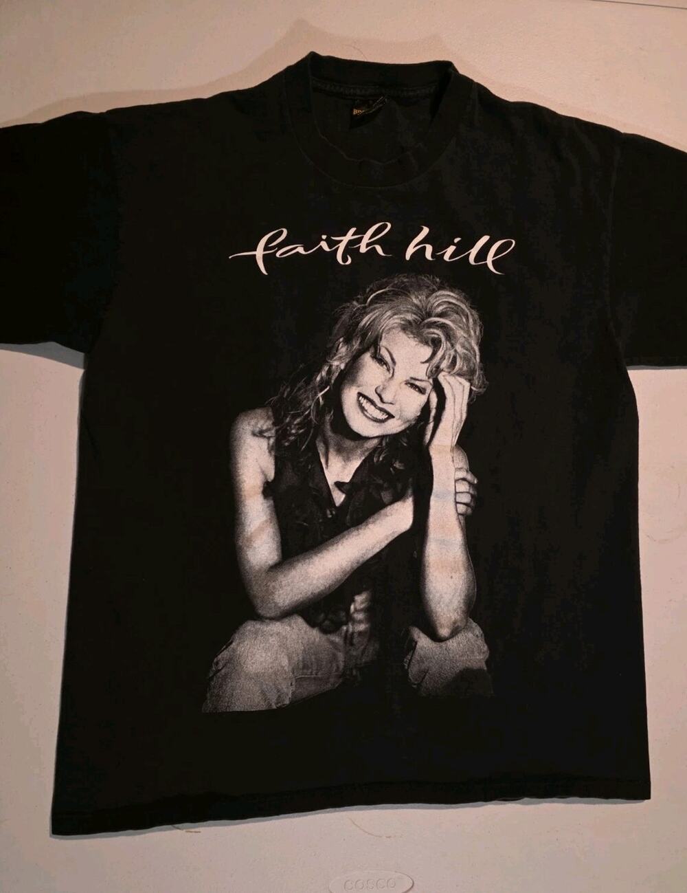 Vintage Faith Hill 90s It Matters to Me Tour T-Shirt Brockum Tag XL Made in USA